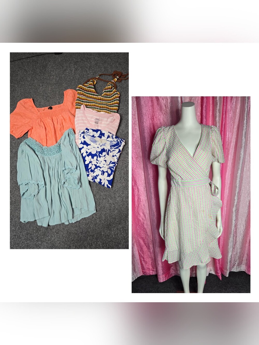 Lot of 5 Tops & Dress Anthropologie Talbots RL Loft Size XS Small